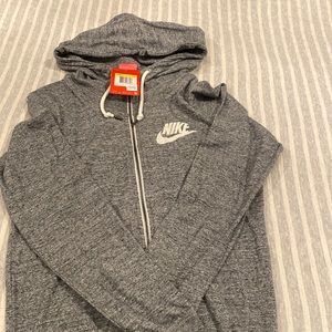 Brand new Grey Nike zip up hoodie